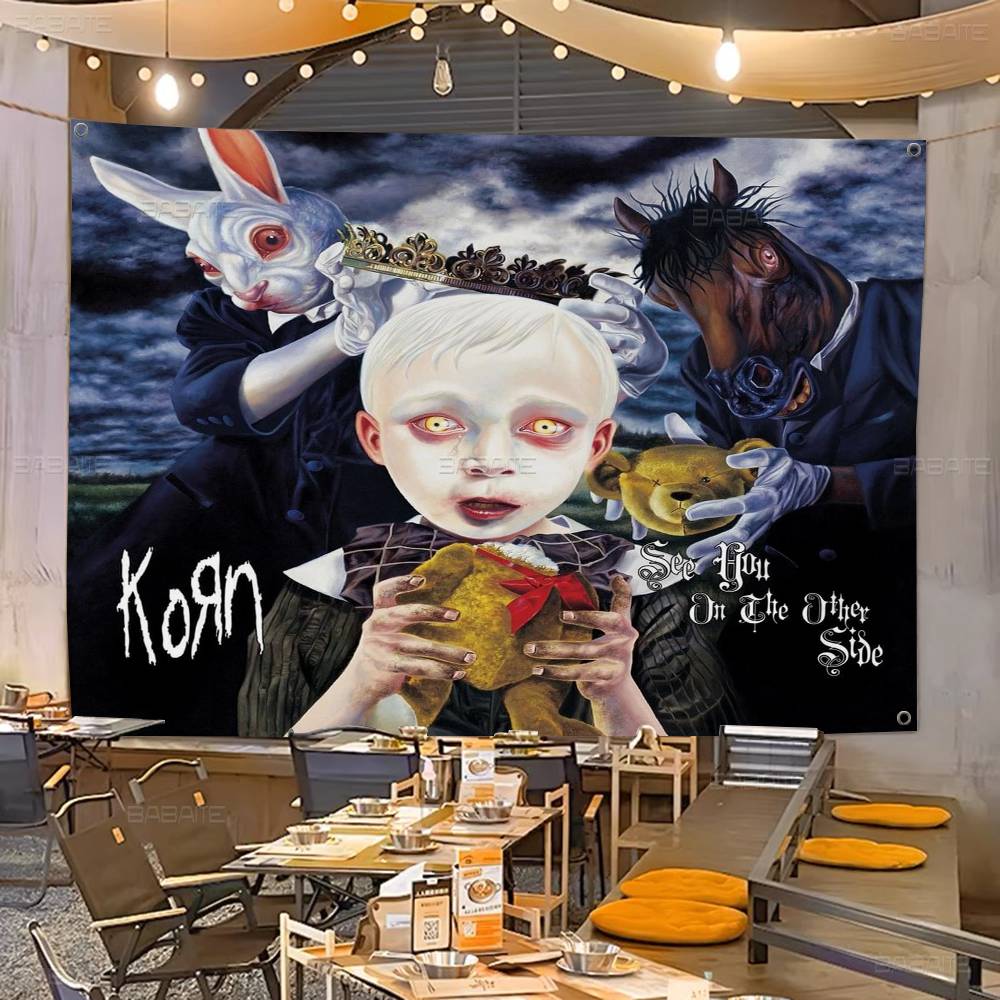 Commercial Printing Company - لافتة حفلات شركة Rock Band Korn