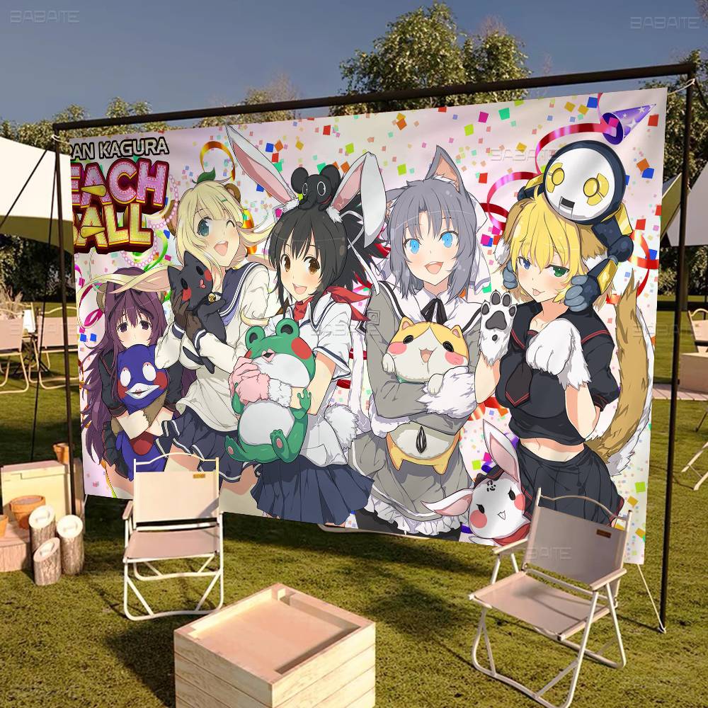 Commercial Printing Company - S-Senran Kagura لافتة حفلات تجارية مطبوعة