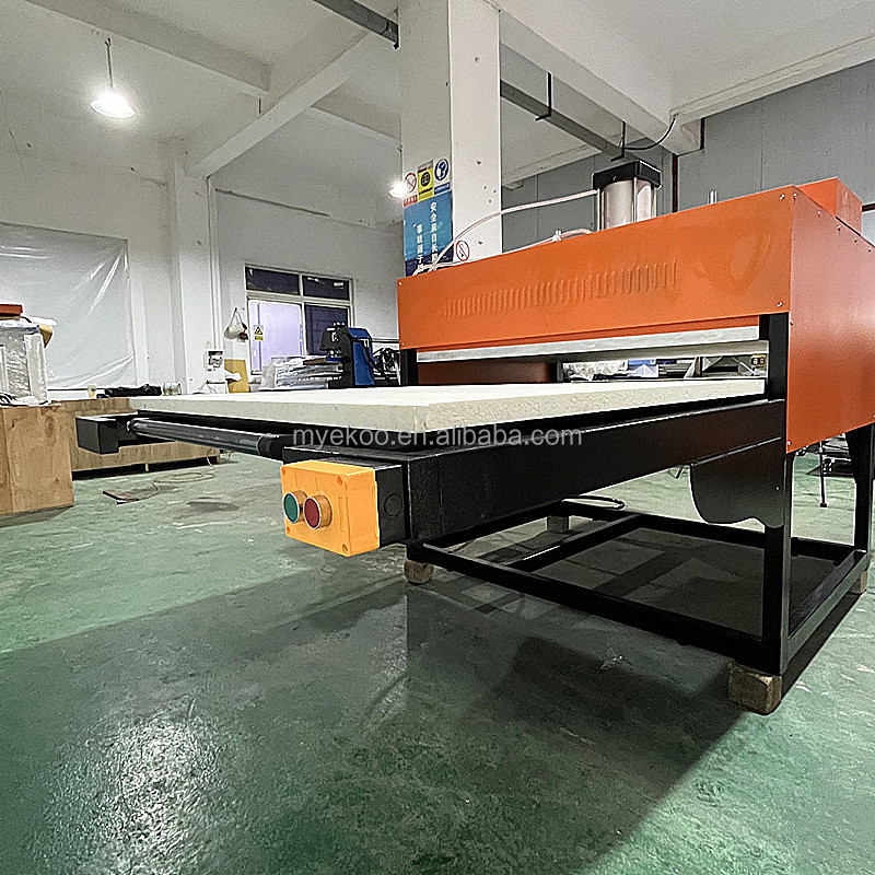ماكينة كبس حراري صناعية مسطحة  - مراجعة Commercial Fabric Printing Machine وسعره