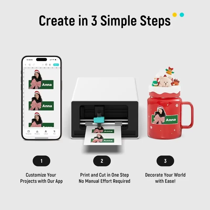 آلة صنع الملصقات الشاملة PixCu - مراجعة Thermal Printer وسعره