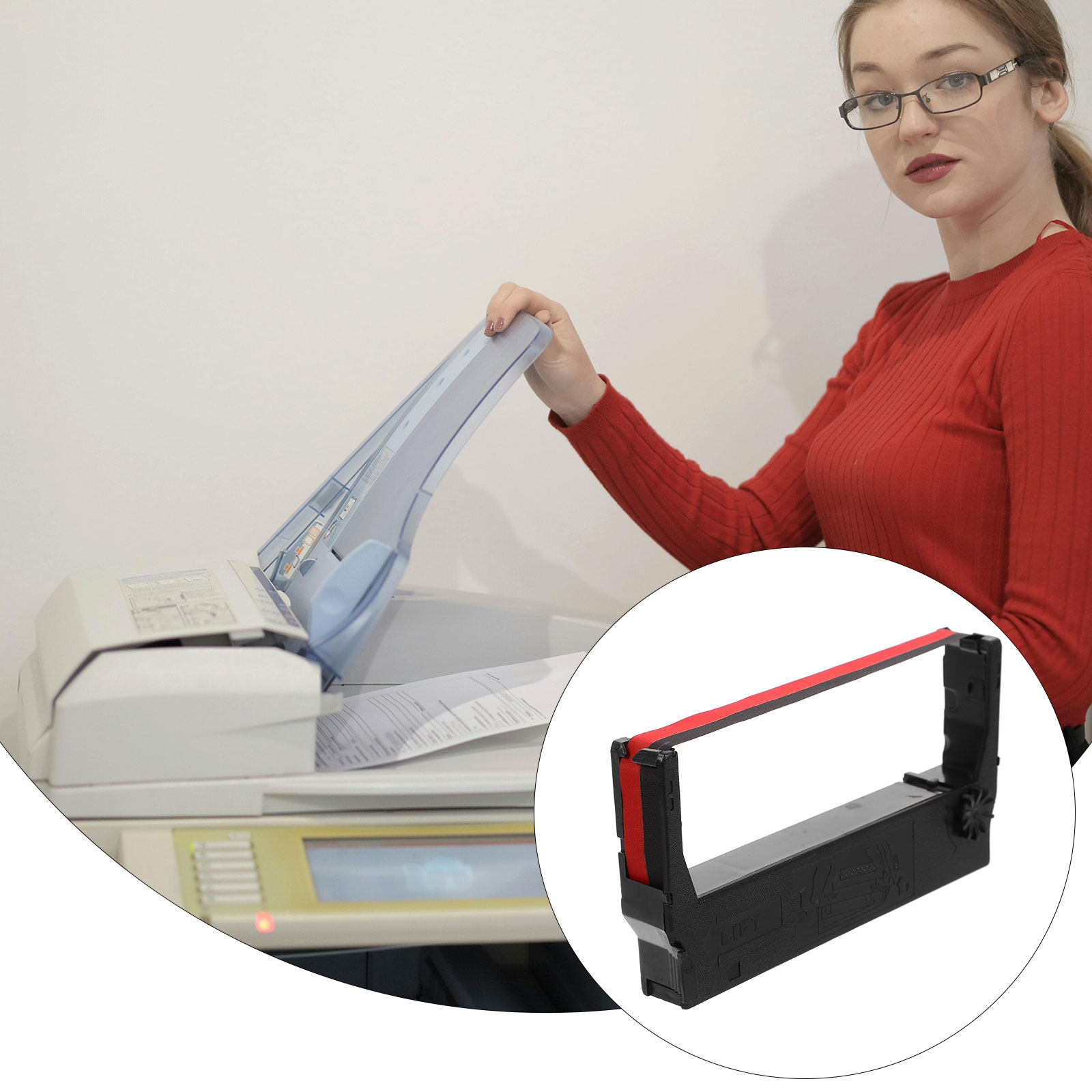 خرطوشة شريط الحبر الأسود والأح - مراجعة Ink Cartridge وسعره
