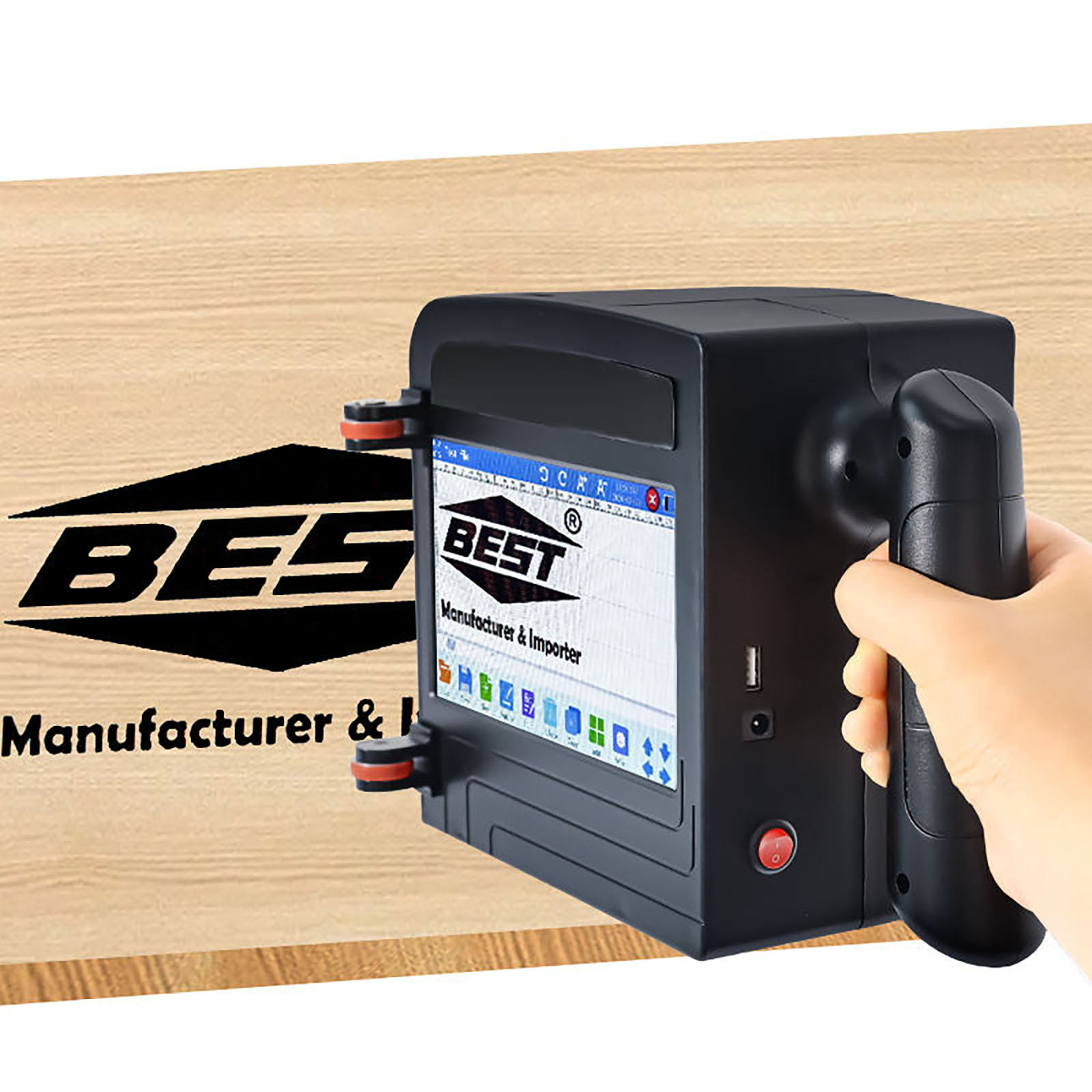 طابعة نفث الحبر المحمولة ZM-C1 - مراجعة Barcode Printer وسعره