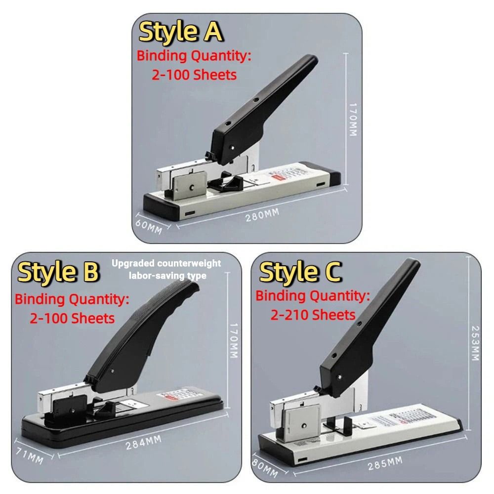 دباسة يدوية محمولة قوية وموفرة - مراجعة Stapler Heavy Duty وسعره
